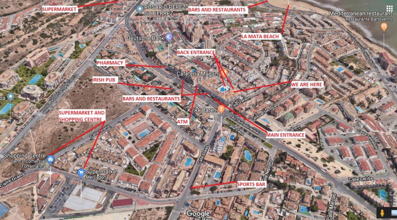 Apartment With Pool, Sea Views & Balcony Less Than 10Min Walk To La Mata Beach! Torrevieja Zewnętrze zdjęcie